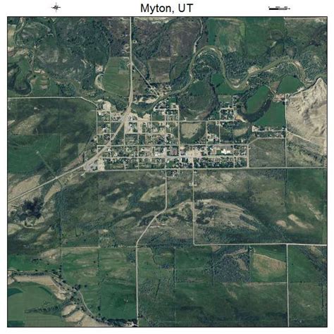 Aerial Photography Map of Myton, UT Utah