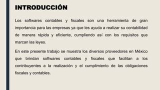 Software Contables Y Fiscales PPT