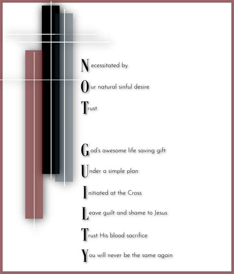 Not Guilty- D. Norman | Words Of Understanding And Compassion