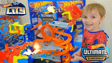 HOT WHEELS CITY ULTIMATE GARAGE DRAGÃO ÉPICO Fafafran Brinquedos YouTube
