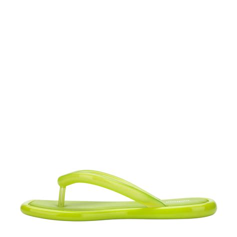 Melissa Airbubble Flip Flop Verde 33771v Menina Shoes