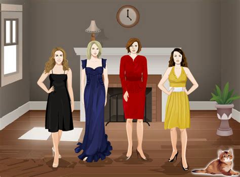 Juego De Vestir A Las Protagonistas De Sex En Nueva York La Cocina De Bender
