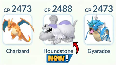 New Debut Houndstone In Pokemon Go Battle League Youtube