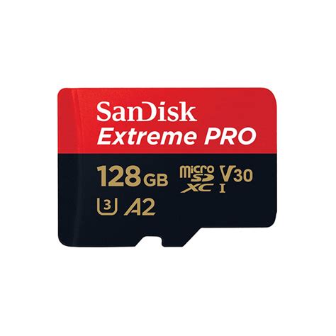 SanDisk Extreme PRO microSDXC 128GB Kit, UHS-I U3, A2, Class 10 ...