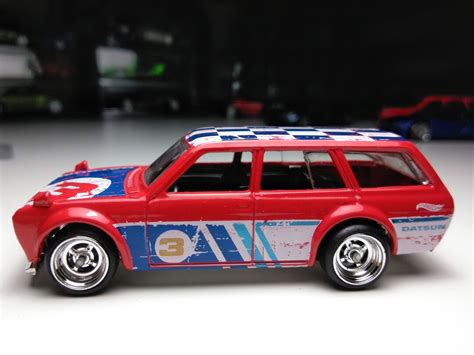 Datsun Wagon Hot Wheels Custom Real Rubber Tires Etsy