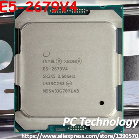 Original Intel Xeon E5 2679V4 CPU 20 cores 2.50GHZ 50MB 14nm LGA2011 3 ...