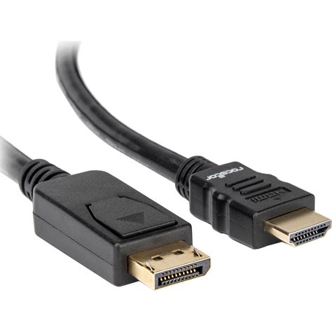 Rocstor DisplayPort Male To HDMI Male Converter Cable Y10C261 B1