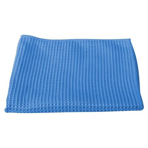 Edi Clean Mikrofaser Waffeltuch Blau 40 X 40 Cm 40 X 40 Cm Blau 5er