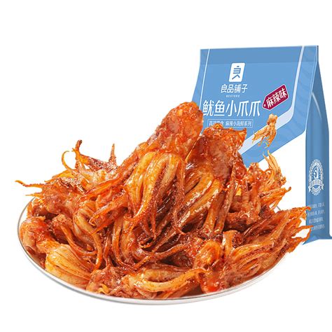 Get Liangpinpuzi Squid Claw Spicy Instant Seafood Snacks 60g 1 Bag