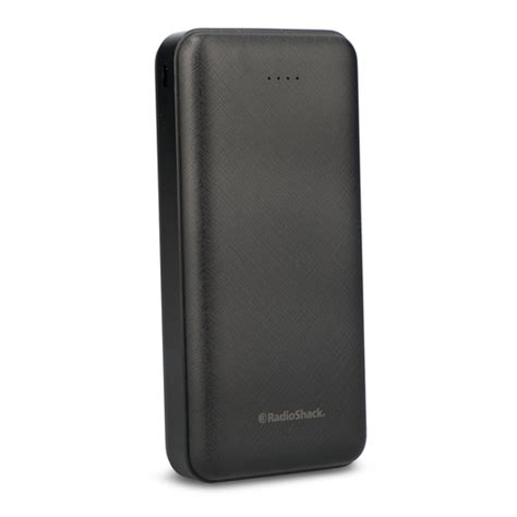 Powerbank Radioshack 2 Puertos Usb 20 000 Mah Negro Powerbanks