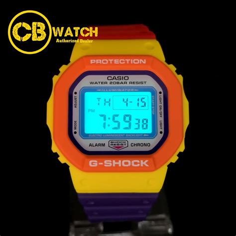 Casio G Shock Dw Dn Rare Model Multi Colored Watch Ebay