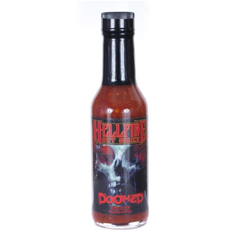 Острый соус из Америки Hellfire Doomed Hot Sauce купить с доставкой по выгодным ценам в