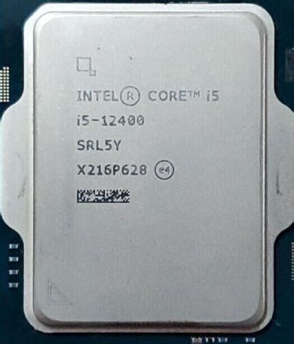 Processeur Processeur De Bureau Intel Core I5 12400 2 5 GHz TURBO 4 40