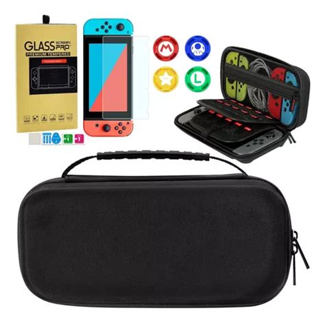 Case Capa Estojo Pel Cula Vidro Grip Nintendo Switch Frete Gr Tis