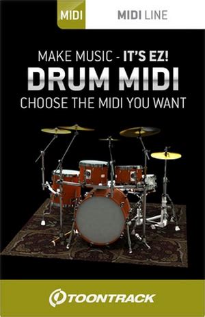 Toontrack Drum Midi Pack Musiksoftware