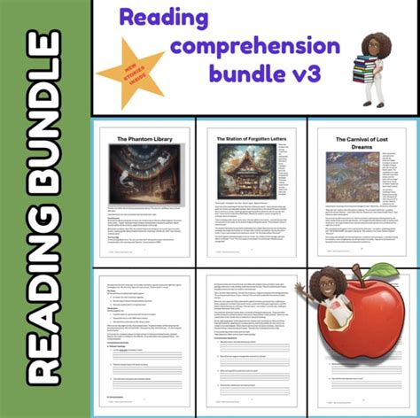 bundle reading comprehension  grade  intensive  stories