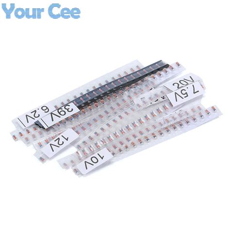 Pcs Zmm Smd Regulator Zener Diode Package V V Ll Kinds