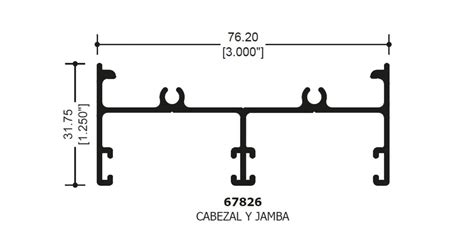 Jamba Cabezal Plg Aluminio Metales Marchina Todo En