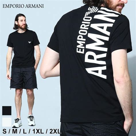 アルマーニ Tシャツ エンポリオアルマーニ Emporio Armani メンズ 半袖 ロゴ クルーネック 大きいサイズあり