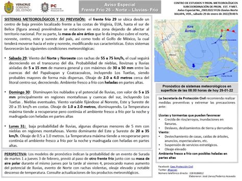 Desactiva SPC Alerta Gris por paso de FFNo 26 prevalecerá ambiente