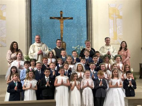 First Communion Class Of 2022 Immaculate Conception Church