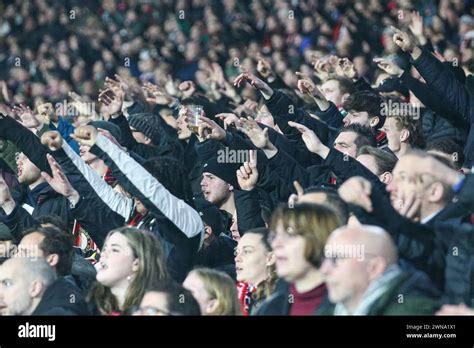 ROTTERDAM 29 2 2024 Stadium De Kuip Dutch KNVB Beker Half Final