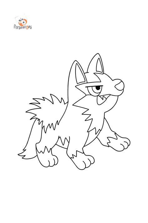 Dibujo De Poochyena Para Colorear Imprime Y En Línea