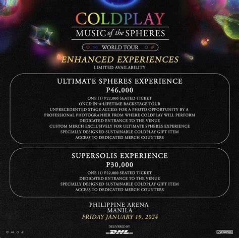 About the feature of this specific ticket (Coldplay in Manila 2024) : r ...