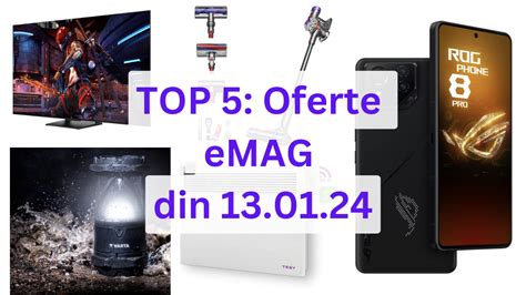 TOP 5 Oferte EMAG Din 13 01 24 Televizor QLED Cu Diagonala De 189 Cm