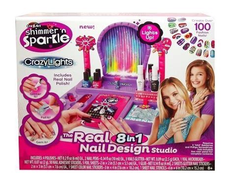 Buy Cra Z Art Shimmer And Sparkle Crazy Lights Super Nail Salon Kit By