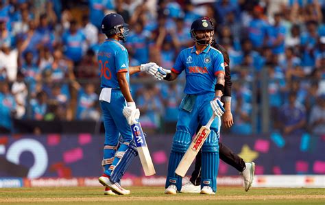 ODI World Cup 2023: India chalk off New Zealand with incredible batting ...