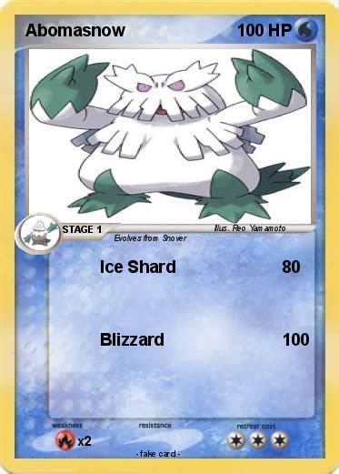 Pokémon Abomasnow 55 55 - Ice Shard - My Pokemon Card