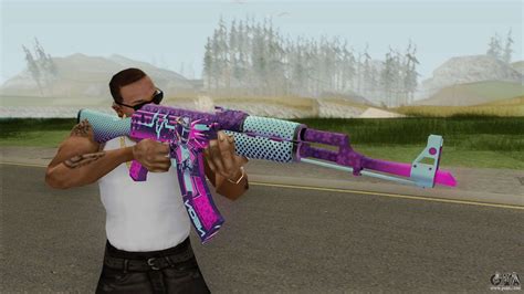 AK-47 Neon Rider (CS:GO) for GTA San Andreas