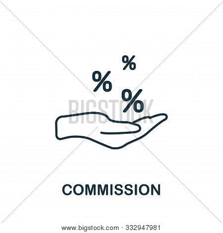 commission icon vector photo  trial bigstock