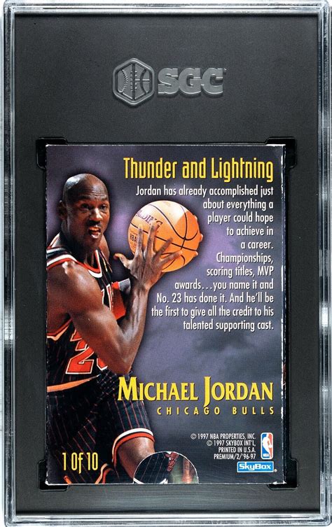 Skybox Premium Thunder And Lightning Scottie Pippen