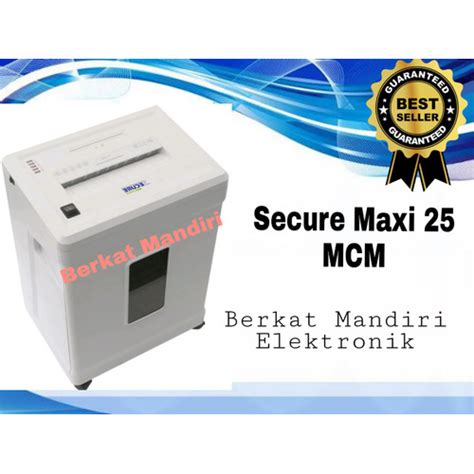 Jual Secure Maxi Mcm Paper Shredder Micro Cut Penghancur Kertas