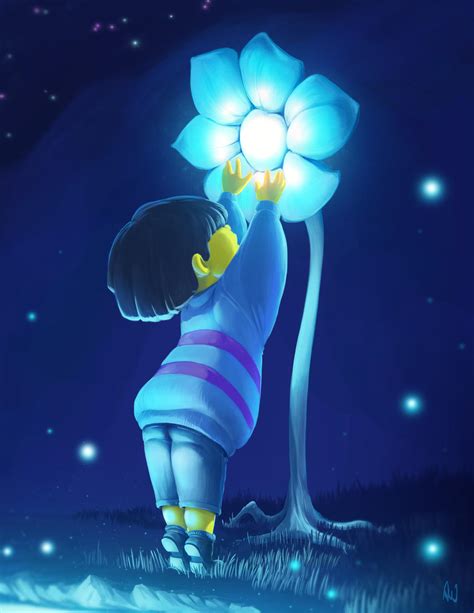 Undertale Echo Flower By Oennarts On Deviantart