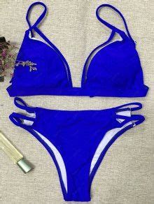 Strappy Thong Bikini In BLUE ZAFUL 2025
