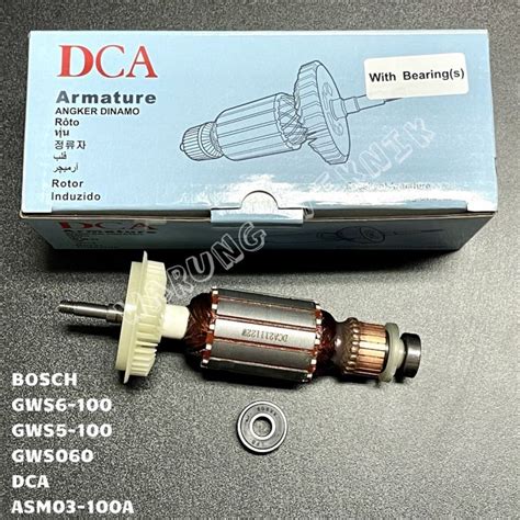 DCA ARMATURE ANGKER DINAMO MESIN GURINDA GERINDA GRINDA TANGAN BOSCH