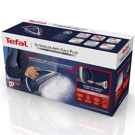 Ютия Tefal Ultragliss Plus FV6830E0, 2800W, Гладеща плоча Durilium ...