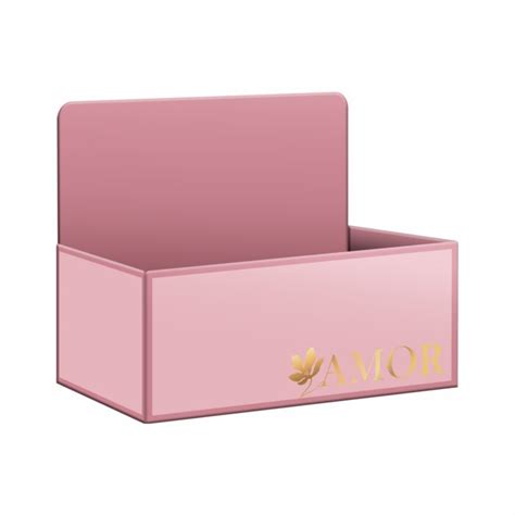 Caixa Display Harmonia C Hot Stamping Cmx Cmx Cm P Ros Ouro Albano Embalagens