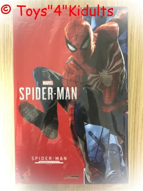 FIGURINE HOT TOYS VGM 31 Marvel S Spider Man Advance Suit 1 6 12 Pouces NEUVE EUR 472 72