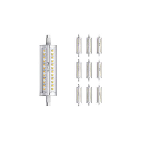 Lot 10x Philips Corepro LEDlineair R7s 118mm 14W 1600lm 830 Blanc