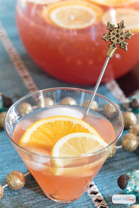 Holiday Punch Recipes Vodka And Bourbon Spiked Punch