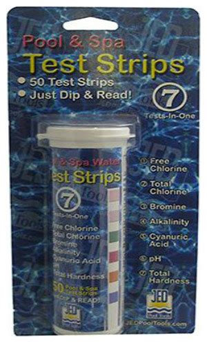 JED Pool Tools 00 IT492 01 7 Factor Test Strip 50 Count Pool