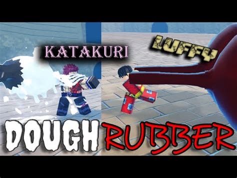 Dough Vs TS Rubber Katakuri Vs Luffy Fruit Battlegrounds Roblox