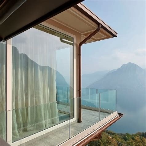 On Floor Terrace Balcony Frameless All Glass Fence China Glass Fence