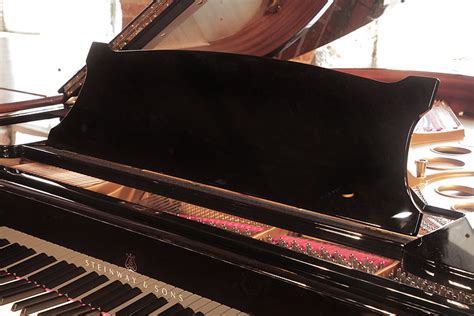 Rebuilt 1969 Steinway Model O Grand Piano For Sale With A Black Case