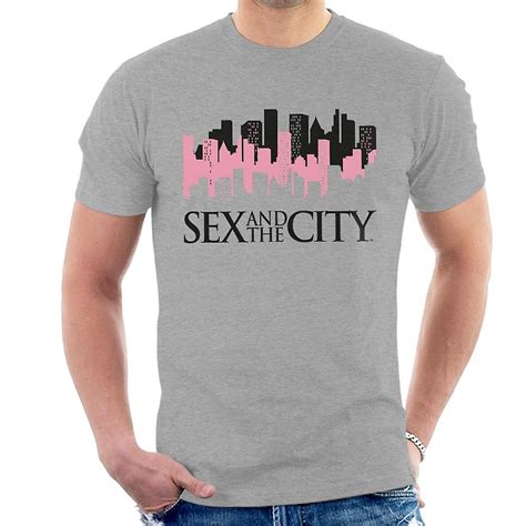 Sex And The City Logo City Lights Men S T Shirt Fruugo US