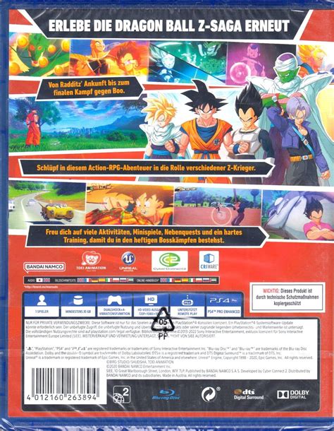 Dragon Ball Z Kakarot Ps4 Playstation 4 Neu And Ovp Deutsche